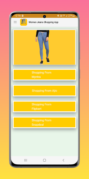Women Jeans Shopping App Screenshot 0