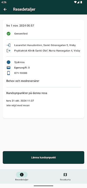 Färdtjänst Lund Screenshot 0