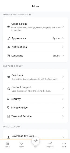 Vigo Care Screenshot 3