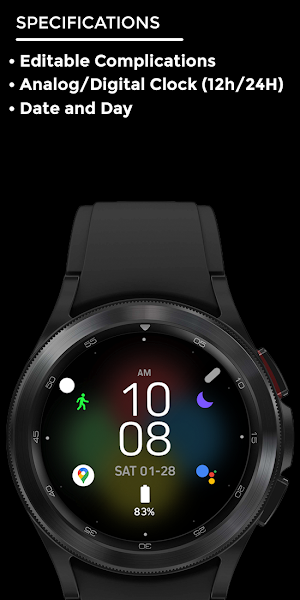Nighty Minimal 05 - watch face Screenshot 3