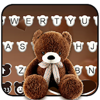 Brown Teddybear Keyboard Theme