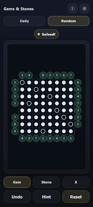 Gems and Stones - Logic Puzzle Screenshot 2