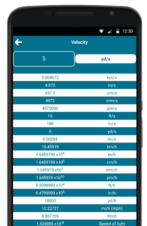 Unit Converter Screenshot 2