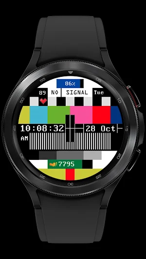 No Signal – Retro TV Watchface Screenshot 1