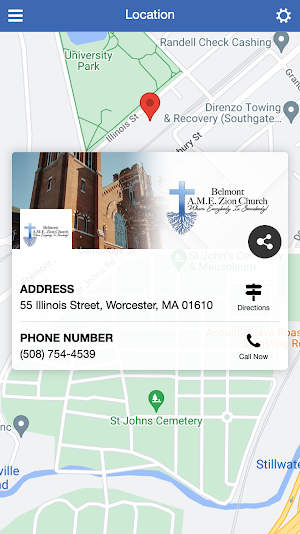 Belmont AME Zion Church Screenshot 2