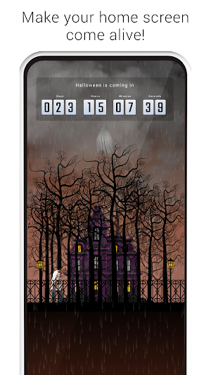 Halloween live wallpapers and countdown Screenshot 0