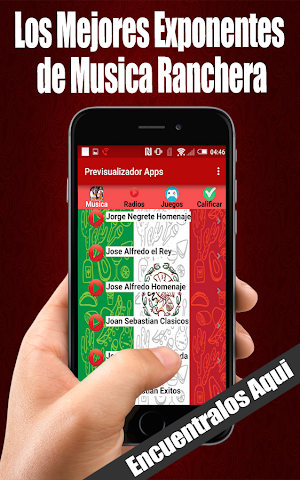 Musica Ranchera Mexicana Gratis Screenshot 2
