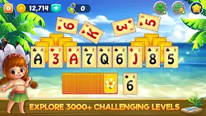 Solitaire Tripeaks Adventure - Paradise Island Screenshot 0