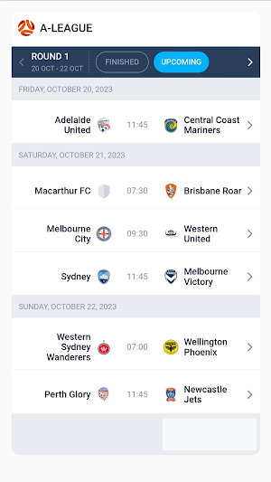 Australian League SoccerLive Screenshot 0
