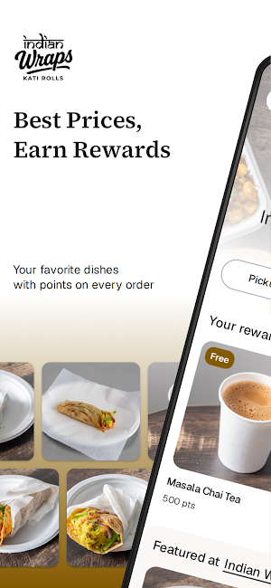 Indian Wraps Kathi Rolls Screenshot 0