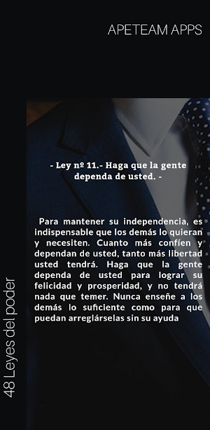 Resumen de 48 leyes del poder Screenshot 1