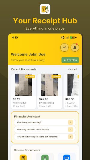 Instant Receipts: GST & ATO Screenshot 3