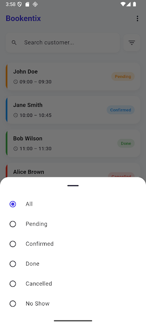 Bookentix: Booking Manager Screenshot 3