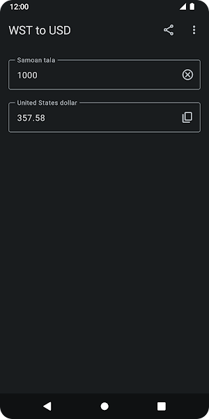 WST to USD Screenshot 2