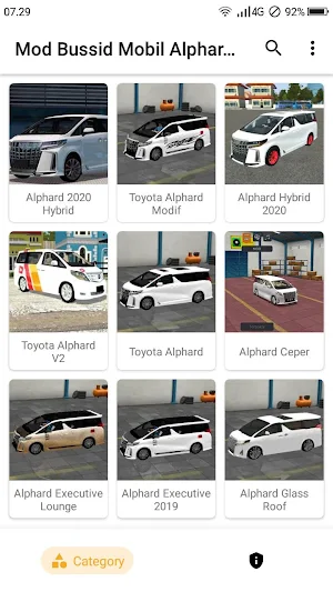 Mod Bussid Mobil Alphard Ceper Screenshot 3