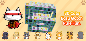 Meow Match Mania: 3D Cube Screenshot 0