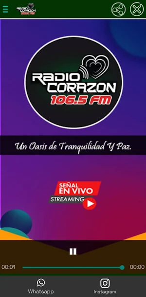 Corazón 106.5 FM Screenshot 1