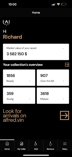 Alfred Private Collectors Screenshot 0
