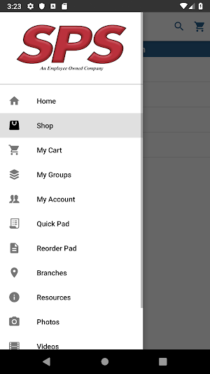 SPS Portal Screenshot 2