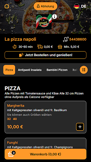 La Pizza Napoli Screenshot 2