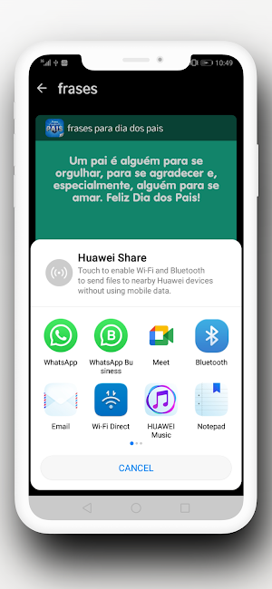 frases para o dia dos pais Screenshot 3