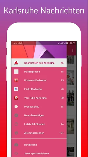 Karlsruhe Zeitungen Screenshot 0