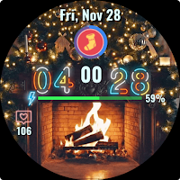 Animated Christmas Fireplace