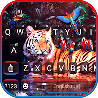 Tiger Wildlife Keyboard Background
