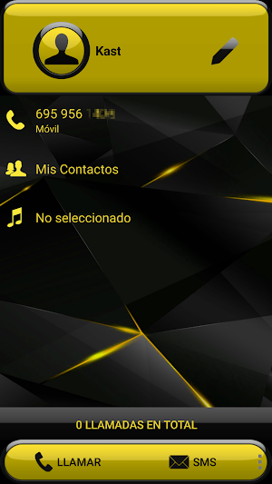 THEME FUTURA YELLOW EXDIALER Screenshot 3