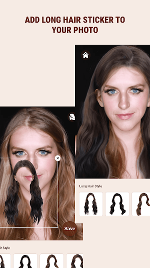 Sweety Girl long Hairs Screenshot 1
