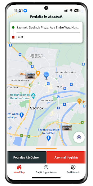 Hatnégyes Taxi Szolnok Screenshot 3