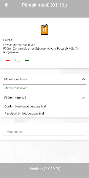 Maron Étterem Screenshot 2