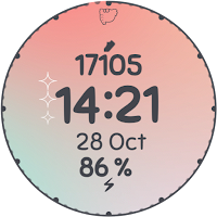 GS028 - Pink Motion Watch Face