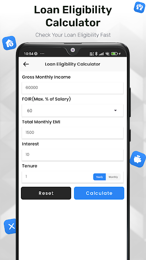 Loan EMI Calculator Screenshot 2