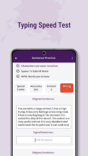 Typing Speed Test -Test Skills Screenshot 2