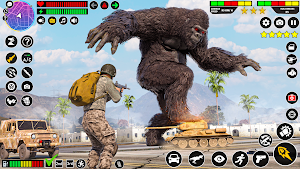 Angry Gorilla City RampageGame Screenshot 0