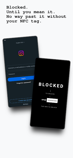 nfcGuard - NFC Focus Lock Screenshot 1