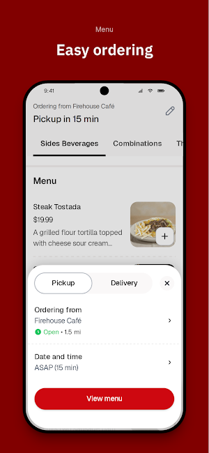 Firehouse Café Screenshot 2