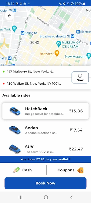 Cab2U Screenshot 2
