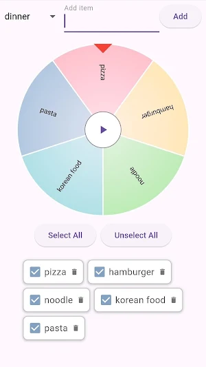 Roulette - Random Picker Wheel Screenshot 1