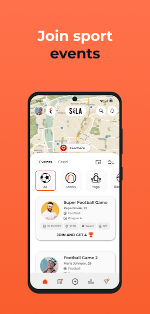 Sila: Find Sports Buddies Screenshot 1