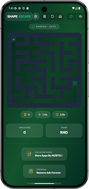 Shape Escape Maze Offline Play Screenshot 2