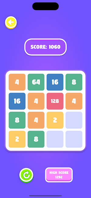 2048 Game Screenshot 2