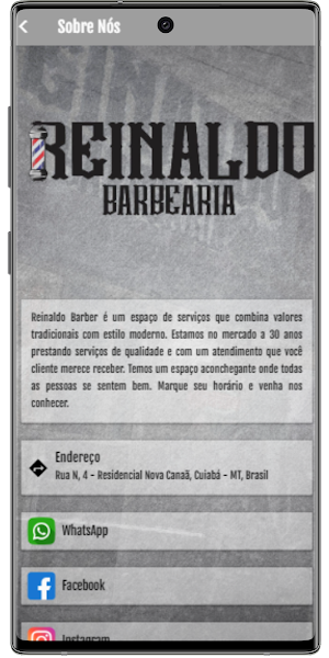 Reinaldo Barbearia Screenshot 1