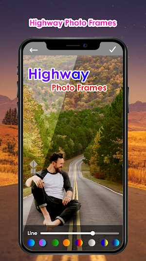 Highway - Road Photo Frames Screenshot 0