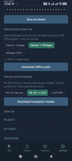 Nomad Travel Talk Screenshot 2