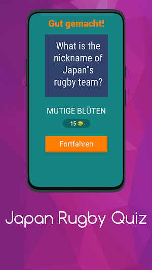 Japan Rugby Quiz Screenshot 2