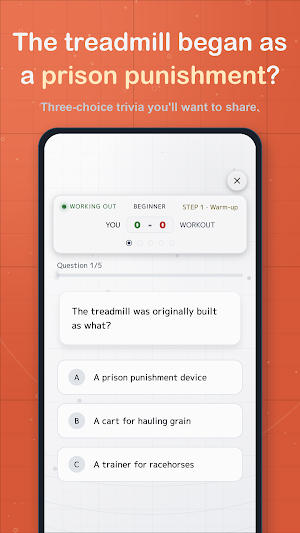Workout Trivia Quiz: Gym Facts Screenshot 2