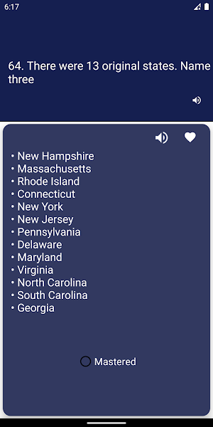 US Citizenship Test 2021 Screenshot 1