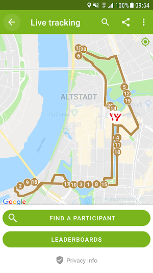 Stadtwerke Düsseldorf KÖ-Lauf Screenshot 1